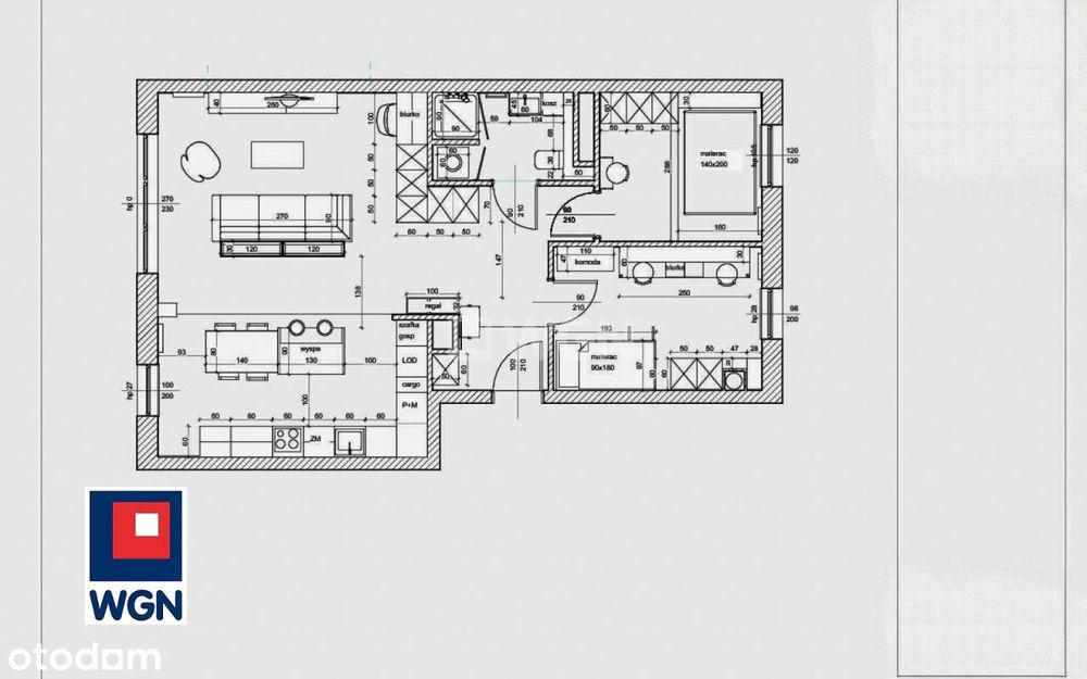 Apartament 3 pokoje Os.Cynamonowe
