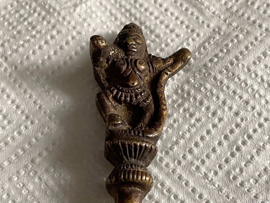 Stara łyżeczka z brązu