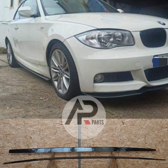 BMW serie 1 E81 E82 E87 E88 Laminas Laterais Preto brilhante Mperforma