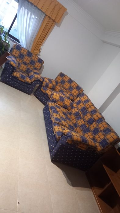 Conjunto 3 sofas 1 com cama