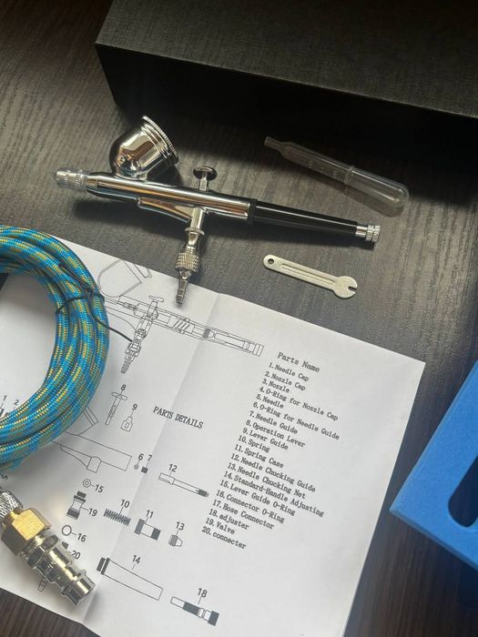 Аэрограф для авто, аерограф пневматичний, краскопульт мини, фарбопульт