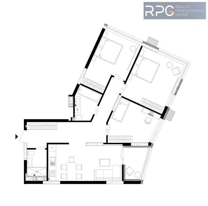Без % Продаж 3к квартири вид на Дніпро в ЖК Русанівська Гавань 27 Буд