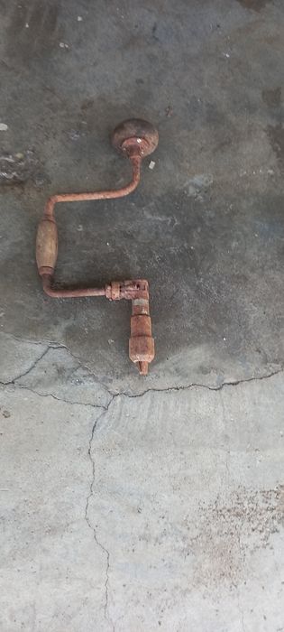 Chave antiga de broca.