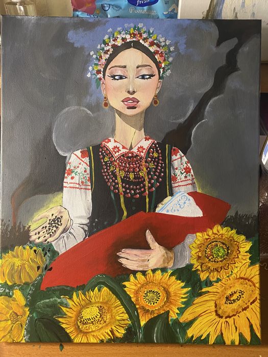 Картина акрилом