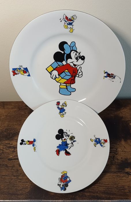 Kolekcjonerskie talerzyki - Kaczor Donald, Myszka Miki ... / Bogucice.