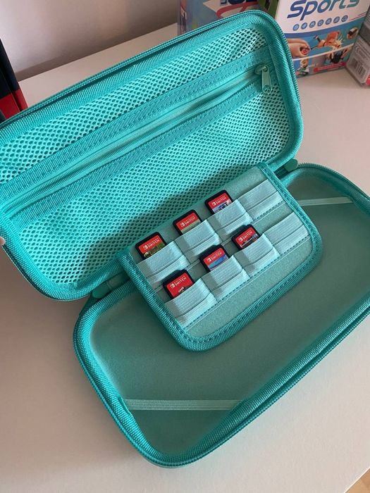 Nintendo Switch (HAC-001) Completa na Caixa + Bolsa | Jogos disponíveis