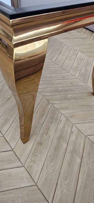 Stolik glamour złoty 60x100cm