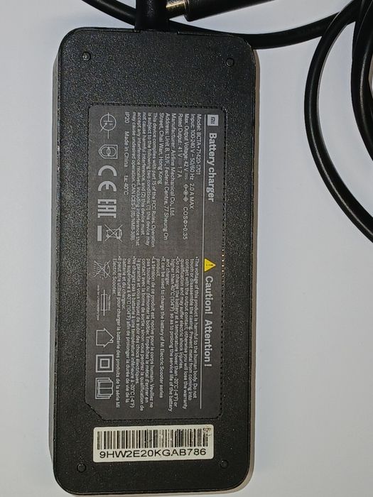 Carregador trotinete Xiaomi original