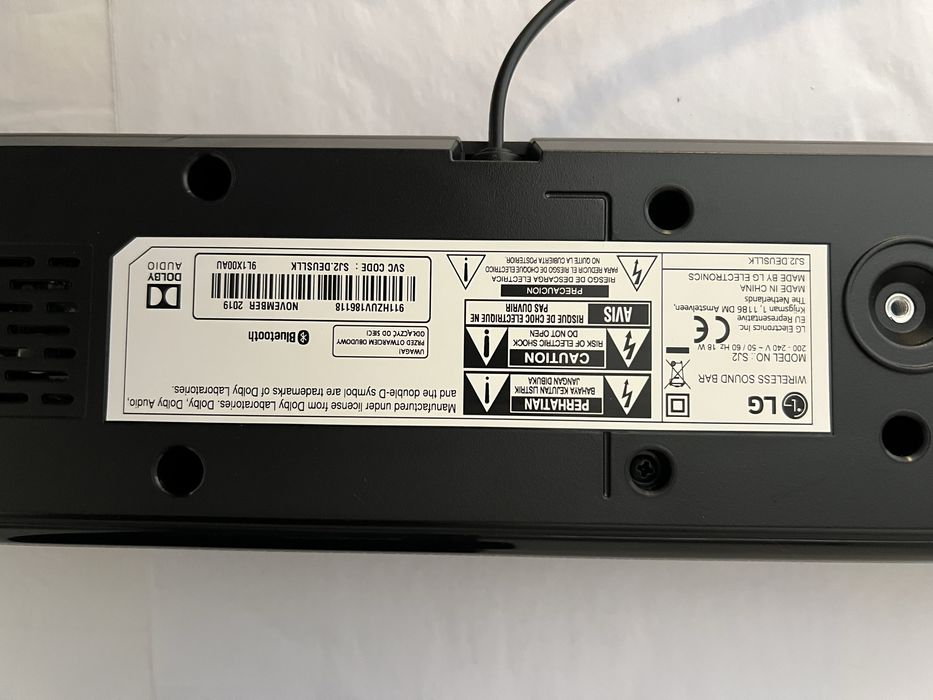 Soundbar LG SJ2 (2.1 / 160W) + Subwoofer Wireless