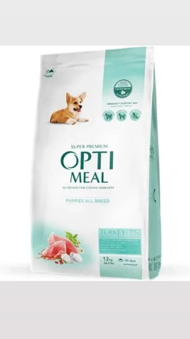 Opti Meal сухий корм для цуценят, 12 кг
