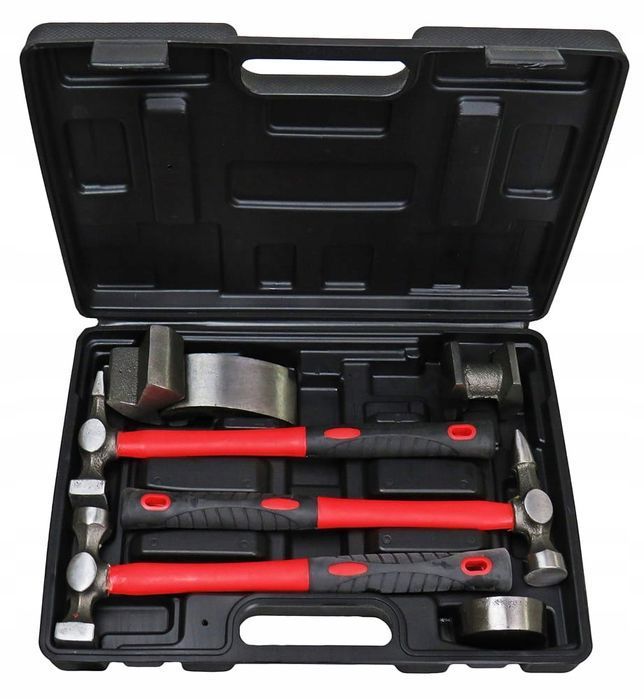 Młotek Blacharski Zestaw Młotków Fiberglass 3 Szt