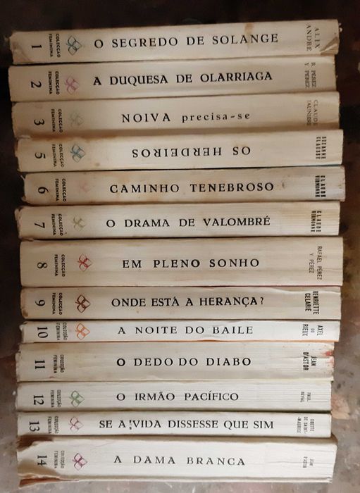 13 Livros de Bolso - Colecção Feminina