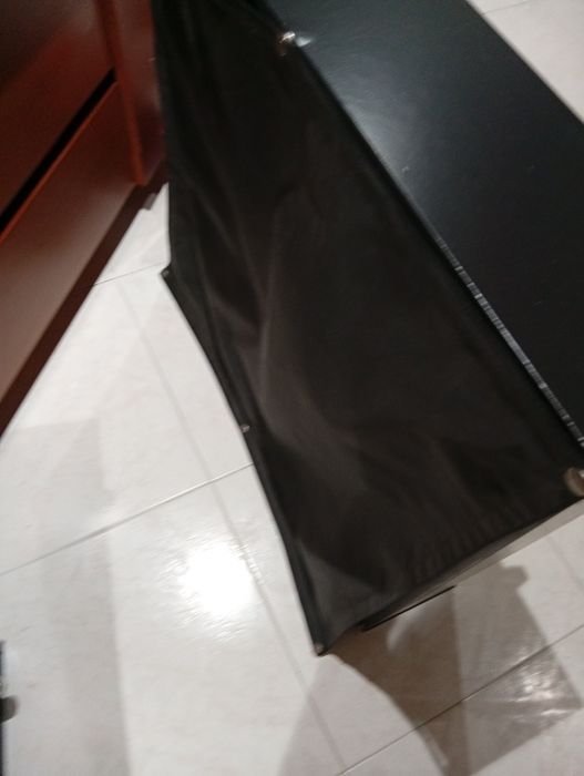 Dois gavetōes para debaixo da cama com protetor ( capa) preto do IKEA
