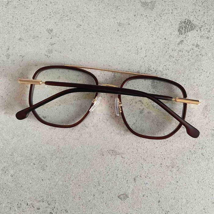 Stylowe okulary oprawki komputerowe, zerówki, anti blue light, unisex.