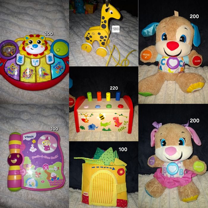 Іграшки для малюків fisher price tiny love chicco vtech  машинки