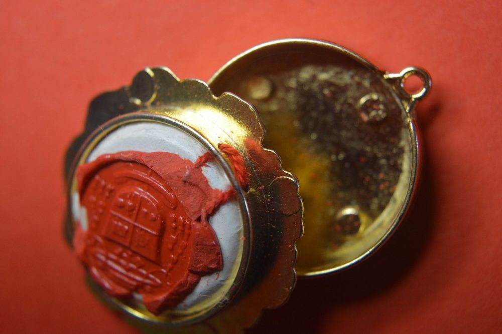 Relicário Relíquia têxtil do Papa São Pio V