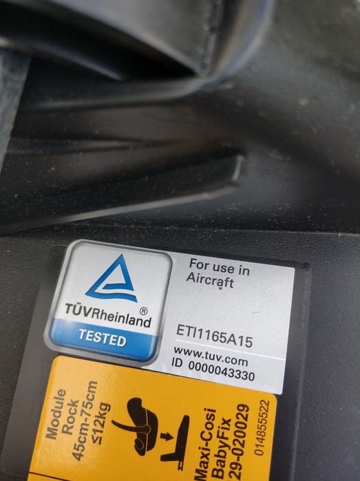 Fotelik samochodowy Maxi-Cosi Rock  do 12kg, 45-75cm