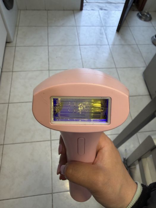 Máquina Depilação IPL Rosa (Vapor) - Completa em Caixa