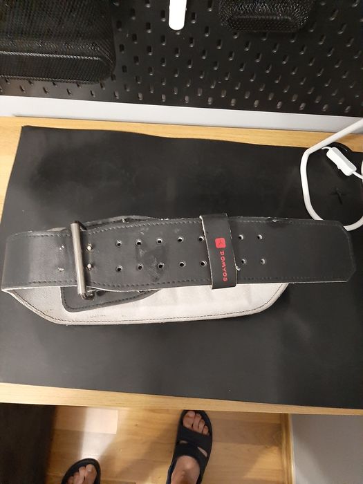 Pas skórzany kulturystyczny