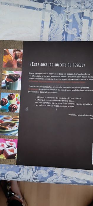 Livro Paixão pelo Chocolate usado