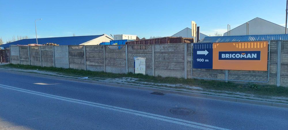 Miejsce pod reklamę Kowale wjazd castorama