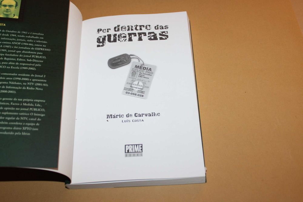 Por dentro das Guerras// Mário de Carvalho