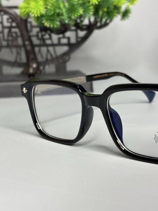 Chrome Hearts. black&silver. Blue Blocker