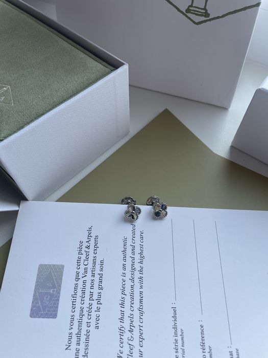 Сережки в стиле Van Cleef Ван Клиф винтажные
