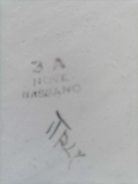 Prato de Grandes Dimensões em Faiança Italiana - 60 cm Diâmetro