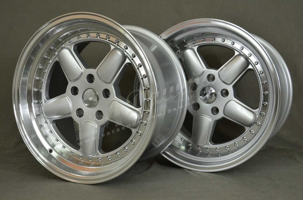 Felgi DMC01 Classic 18" 9,5J ET20 + 11J ET25 5x120 Silver Machine Lip