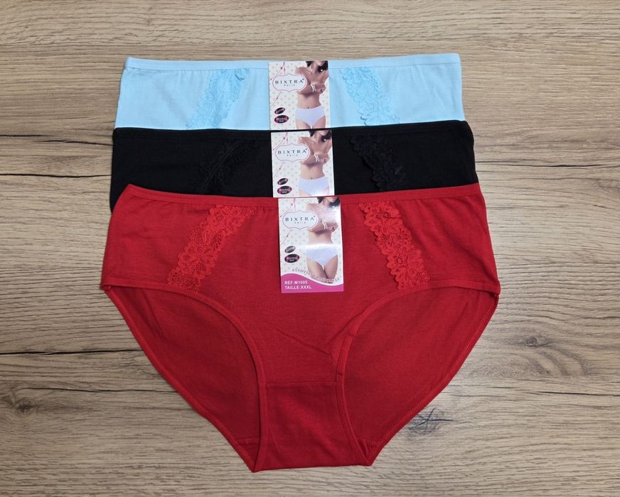 Majtki Damskie komplet 3sztuki 3XL