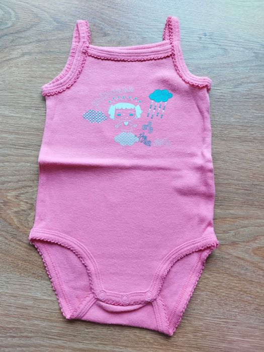Bawełniane body 68 na ramiączka