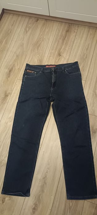 Spodnie męskie proste jeans za darmo