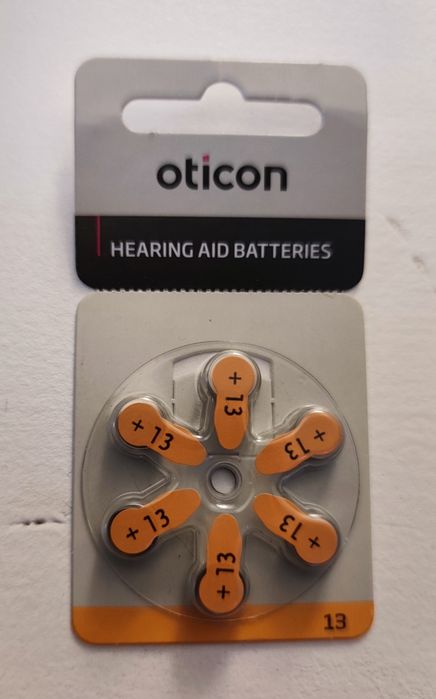 Oticon 13 - baterie do aparatu słuchowego ( 13 sztuk)