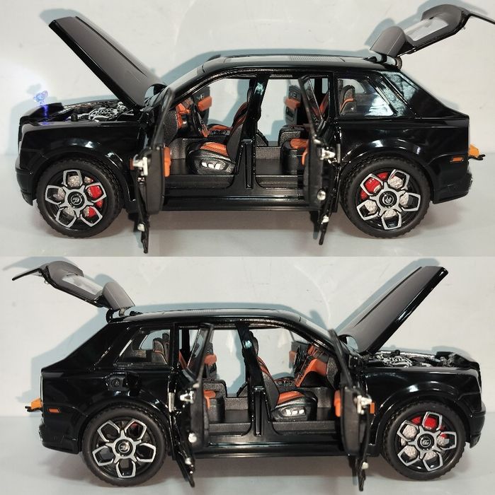 Rolls-Royce CULLINAN модель 1:24 CHE ZHI Метал Звук Свет