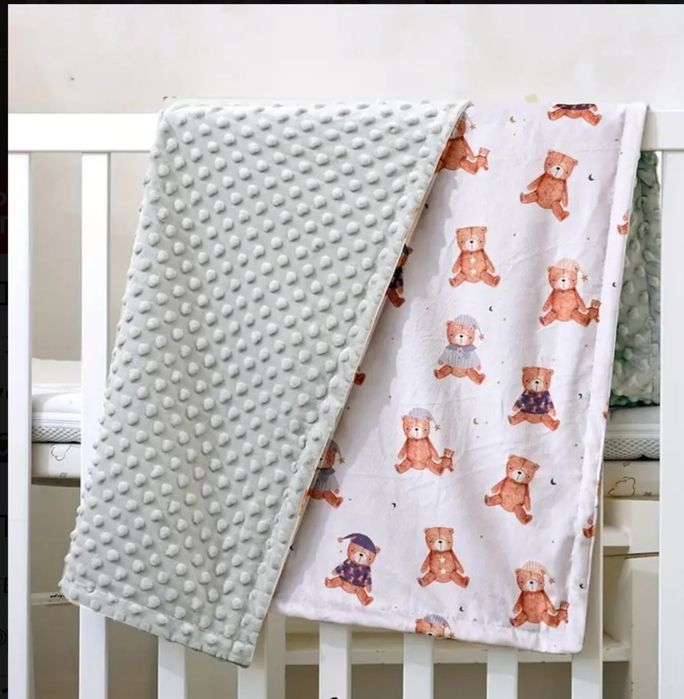 Дитячий двухсторонній плед 100 ×70см