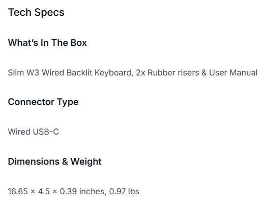 Дротова мембранна клавіатура Satechi Slim W3