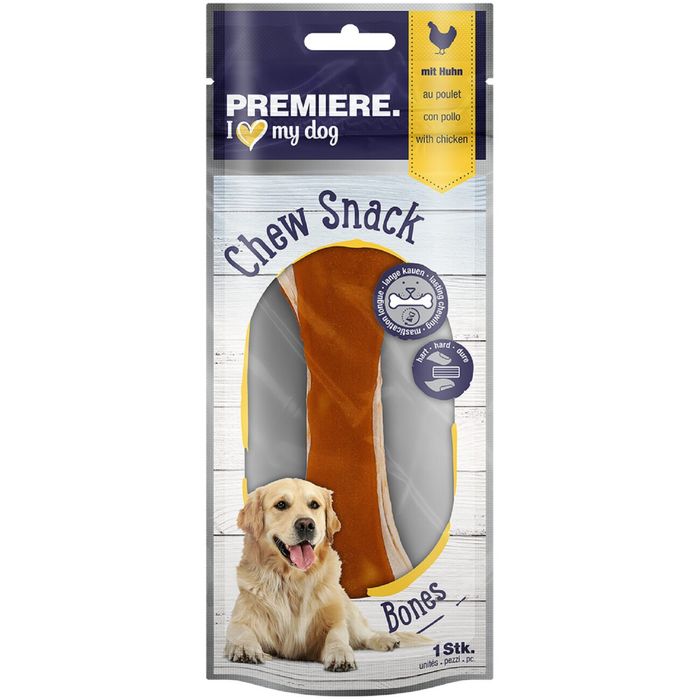 Жевательная кость, лакомство для собак. Курица.