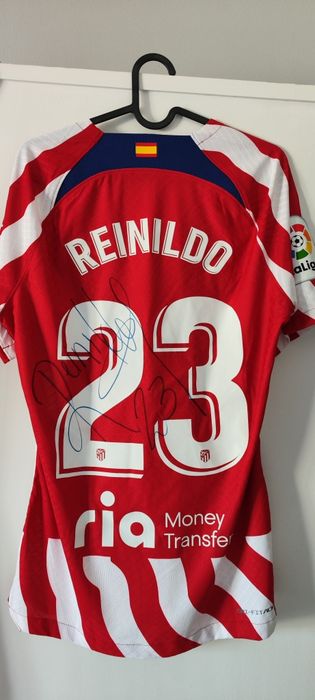 Camisola Atlético de Madrid 23 Reinildo assinada