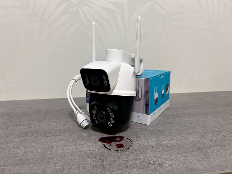 ХИТ 8 Мп две линзы Двойная поворотная PTZ WiFi Ip камера Dual Dahua