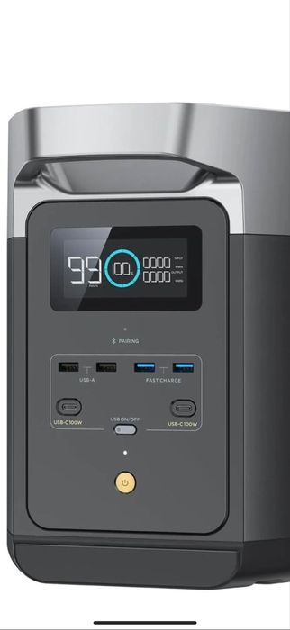 Наличие.Eco Flow delta 2 1800/3600w.доставка.установка.гарантия10 лет