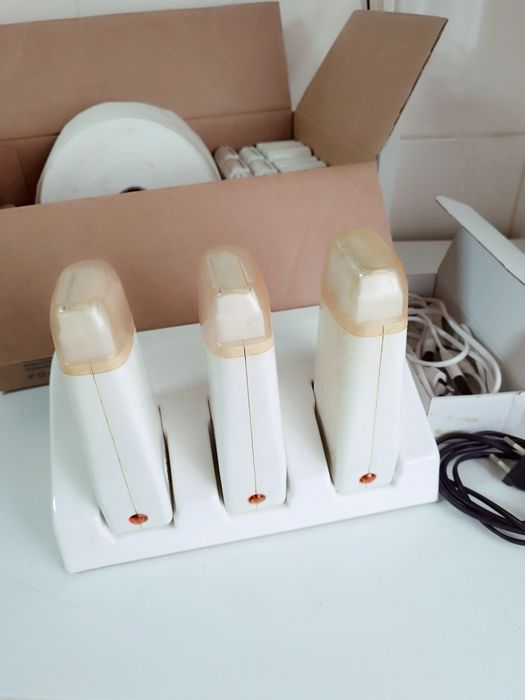 Máquina de depilação cera fria tripla com recargas