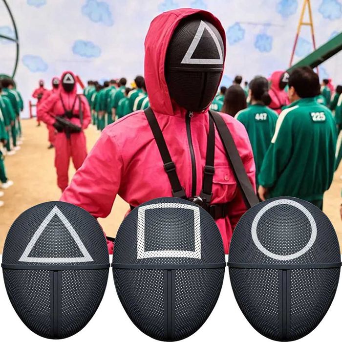 Маски з фільма "Гра в Кальмара"/Squid Game/ в ассортименті.