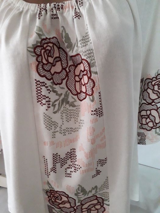 Вышиванка   лен  блузка