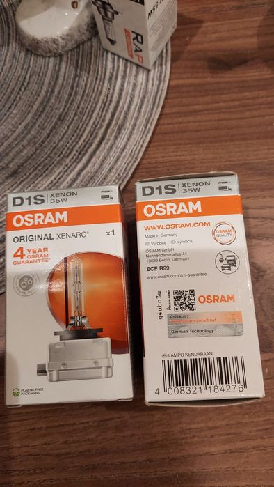 2 szt.Żarówki ORYGINAŁ Xenarac D1S 35W XENON