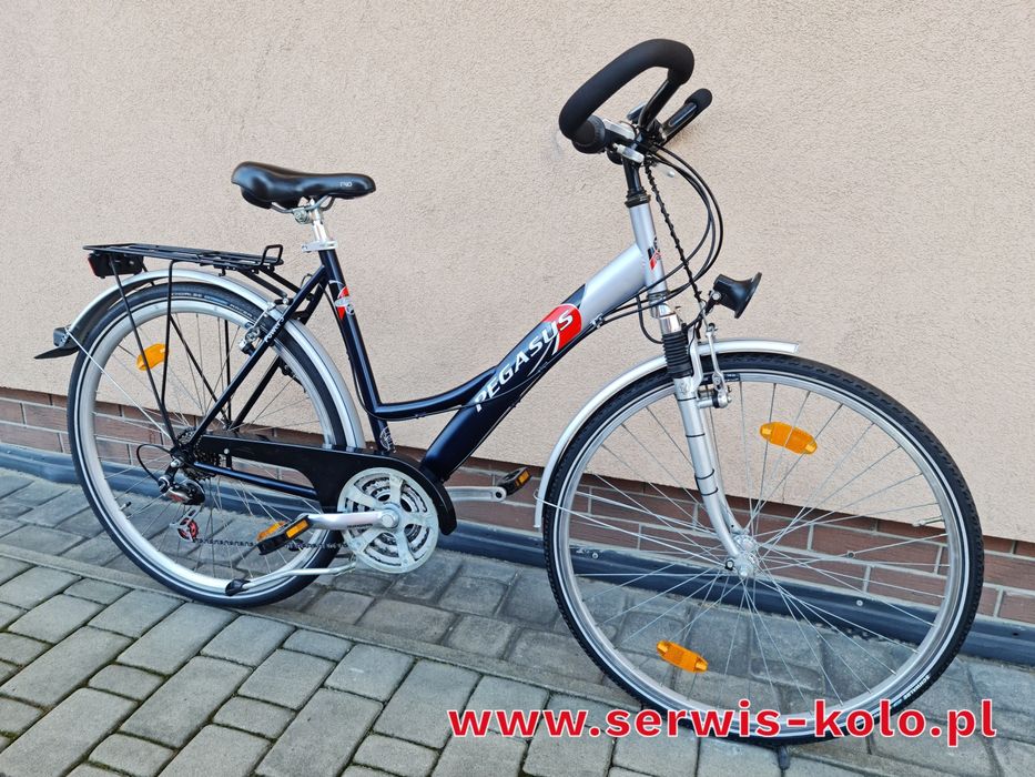 Rower damski damka trekkingowy PEGASUS koła 28 SHIMANO okazja rabat
