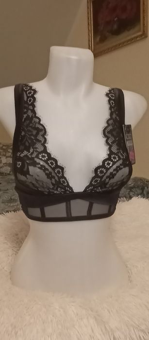 Gorset ,Biustonosz Hunkemöller XS koronkowy czarny