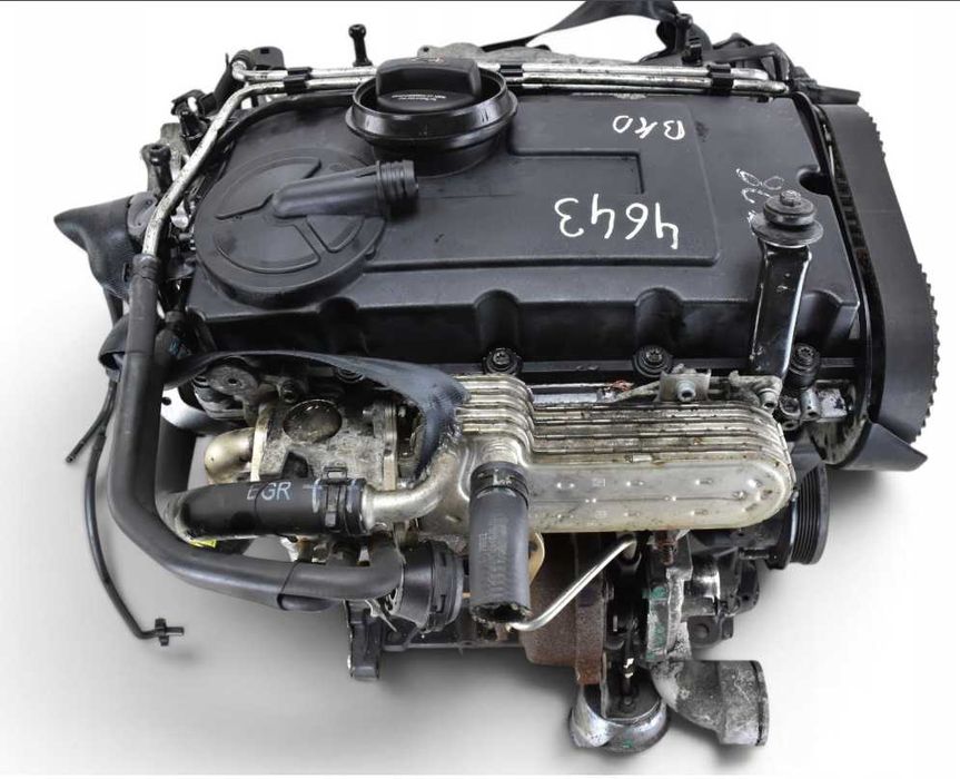 Kompletny silnik BKD 2.0 TDI 140km Vw Audi Skoda Seat Gwarancja