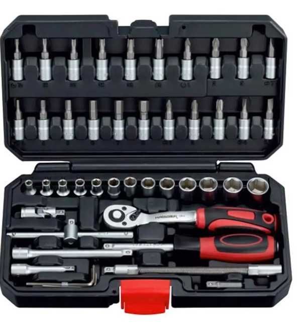 (70179) Набір інструментів професійний 1/4" 46 од. HAISSER