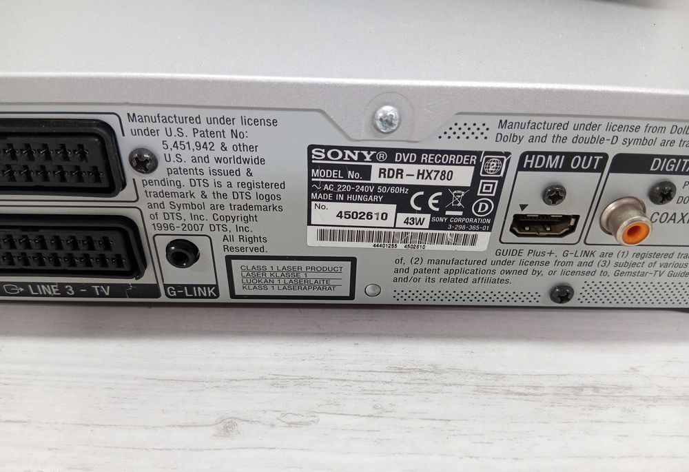 Nagrywarka HDD Dvd CD Usb Pilot Sony